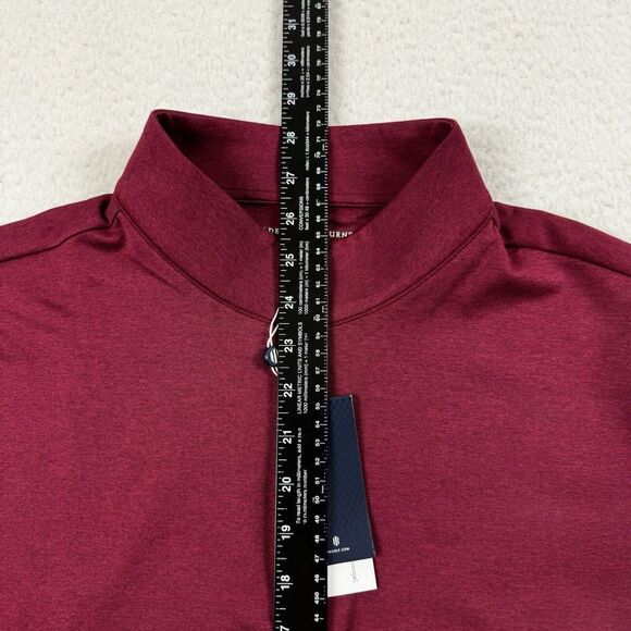 Holderness & Bourne Sweater Men's Medium Red Blue The Brady Stretch Golf - Picture 6 of 8